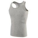 Regata masculina de algodão, esportiva e justa, disponível em kit com 1, 3 ou 5 peças. Ideal para adolescentes, lazer e treino, estilo simples e versátil.