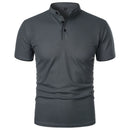 Camisa Polo Masculina de Verão – Manga Curta, Casual, Respirável