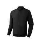 Jaqueta masculina 2024, gola baseball, manga curta, solta, cor sólida, estilo casual e business, fina, para primavera e outono, tendência.