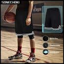 SONECHOKI - Shorts Masculinos para Basquete, Comprimento até o Joelho