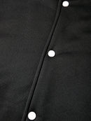 Jaqueta de beisebol masculina de manga comprida, folgada, grande, com emendas, roupa de beisebol, casaco de rua, jaquetas bomber quentes para homens