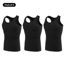 Regata masculina de algodão, esportiva e justa, disponível em kit com 1, 3 ou 5 peças. Ideal para adolescentes, lazer e treino, estilo simples e versátil.