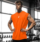 Regata esportiva masculina, solta, respirável e de secagem rápida, ideal para treinos no verão.