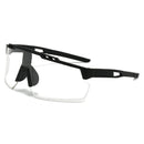Óculos esportivos de proteção UV, grandes, à prova de vento, estilo moderno para atividades ao ar livre e ciclismo.