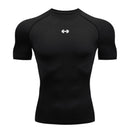 Camiseta Masculina de Compressão – Esportiva, Secagem Rápida, Elástica, Ideal para Corrida, Academia e Treino de Verão