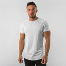 👕 Camiseta Masculina Slim Fit para Academia – Algodão, Manga Curta