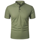 Camisa Polo Masculina de Verão – Manga Curta, Casual, Respirável