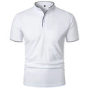 Camisa Polo Masculina de Verão – Manga Curta, Casual, Respirável