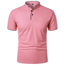 Camisa Polo Masculina de Verão – Manga Curta, Casual, Respirável