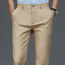 Calça Masculina Social Casual Preta – Tecido Elástico e Secagem Rápida