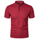 Camisa Polo Masculina de Verão – Manga Curta, Casual, Respirável