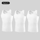 Regata masculina de algodão, esportiva e justa, disponível em kit com 1, 3 ou 5 peças. Ideal para adolescentes, lazer e treino, estilo simples e versátil.