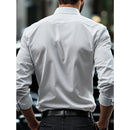 Camisa Social Masculina FGKKS – Manga Longa, Tecido Elástico