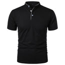 Camisa Polo Masculina de Verão – Manga Curta, Casual, Respirável