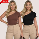 Kit (2) Blusa Feminina Mula Manca – Moda Feminina, Suplex com Forro e Estilo Blogueira