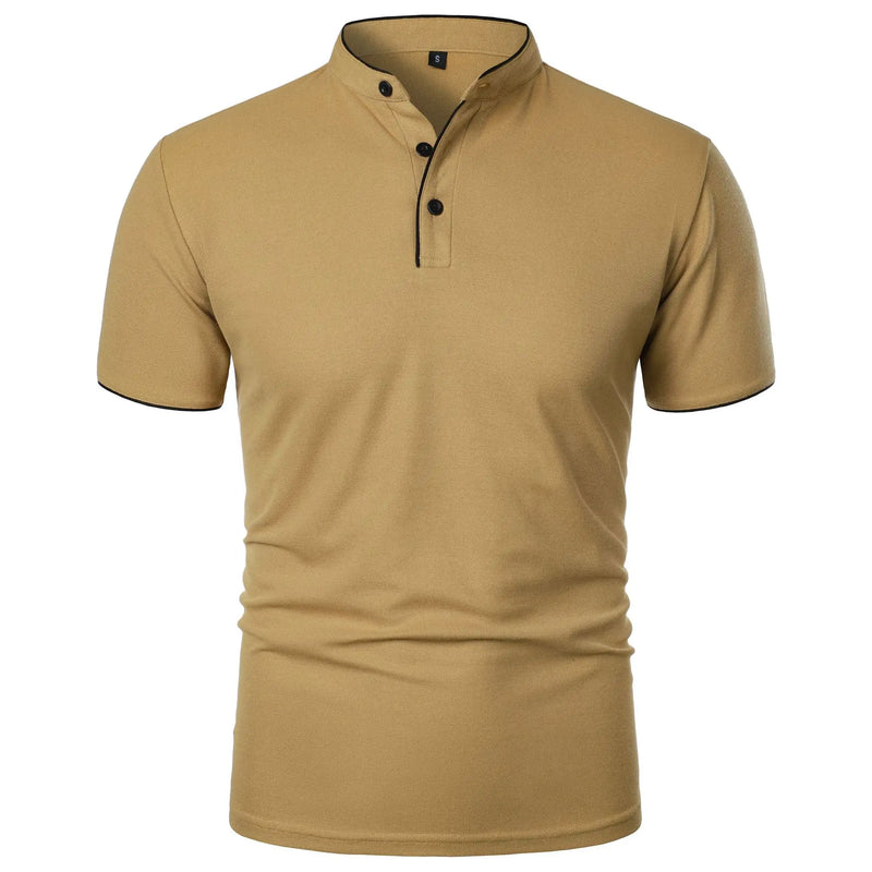 Camisa Polo Masculina de Verão – Manga Curta, Casual, Respirável