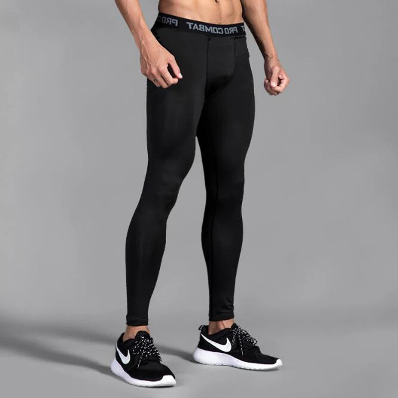Calças de Compressão Masculinas / Leggings Esportivas
