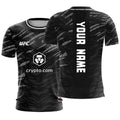 Camiseta Personalizada UFC 2025 – Manga Curta, Gola Redonda, Estilo Casual para Fãs de Esportes Radicais
