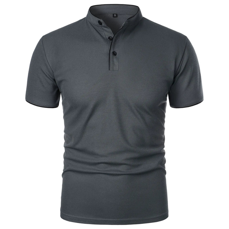 Camisa Polo Masculina de Verão – Manga Curta, Casual, Respirável
