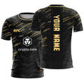 Camiseta Personalizada UFC 2025 – Manga Curta, Gola Redonda, Estilo Casual para Fãs de Esportes Radicais