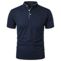 Camisa Polo Masculina de Verão – Manga Curta, Casual, Respirável