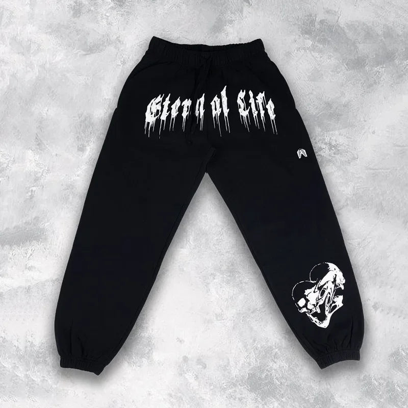 Calça Esportiva Masculina 2024 – Casual, Treino, Academia e Ano Novo | Estilo Europeu e Americano