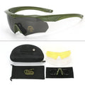 Óculos Táticos Militares – 3 Lentes Intercambiáveis (HD)