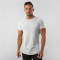 👕 Camiseta Masculina Slim Fit para Academia – Algodão, Manga Curta