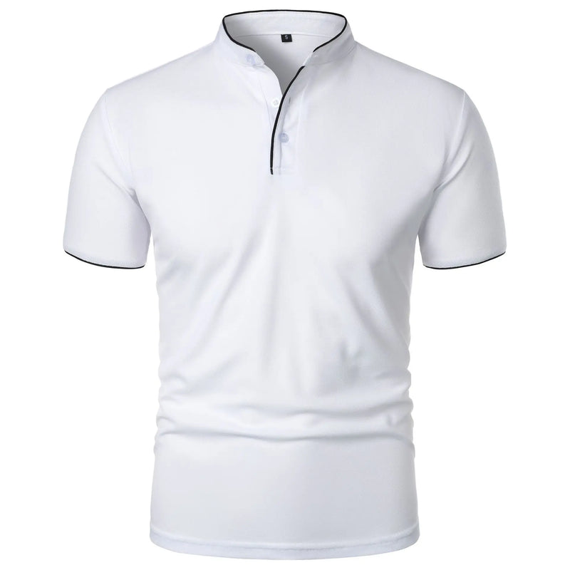 Camisa Polo Masculina de Verão – Manga Curta, Casual, Respirável