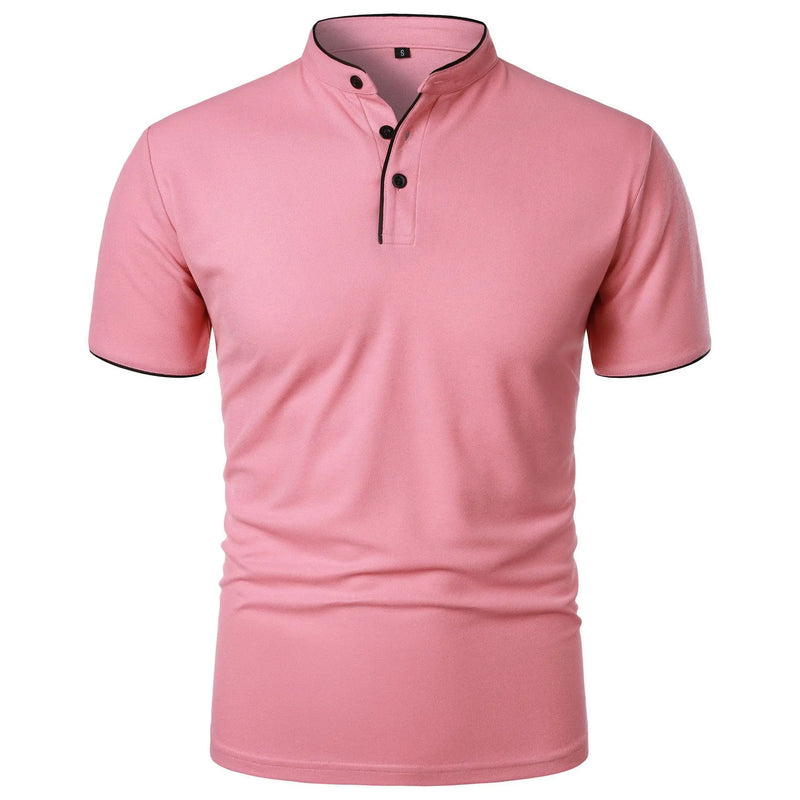Camisa Polo Masculina de Verão – Manga Curta, Casual, Respirável