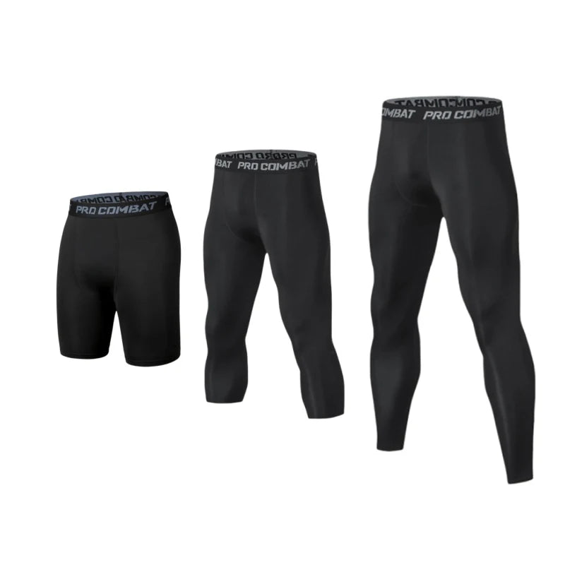 Calças de Compressão Masculinas / Leggings Esportivas
