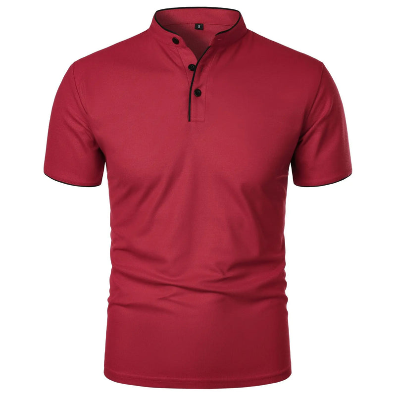 Camisa Polo Masculina de Verão – Manga Curta, Casual, Respirável
