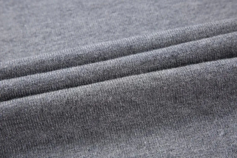 Suéter Masculino Gola Alta Outono/Inverno – Tricô de Alta Qualidade, Slim Fit, Manga Longa, Antibolinha, Cor Lisa, Estilo Streetwear