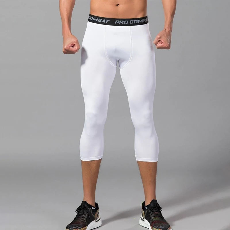 Calças de Compressão Masculinas / Leggings Esportivas