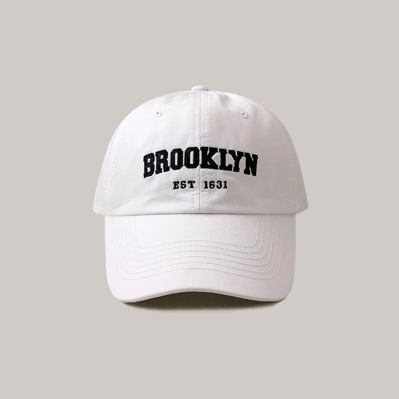 Boné de beisebol com bordado das letras JK em coreano, unissex, estilo hip hop, casual e esportivo, ideal para corrida e streetwear.