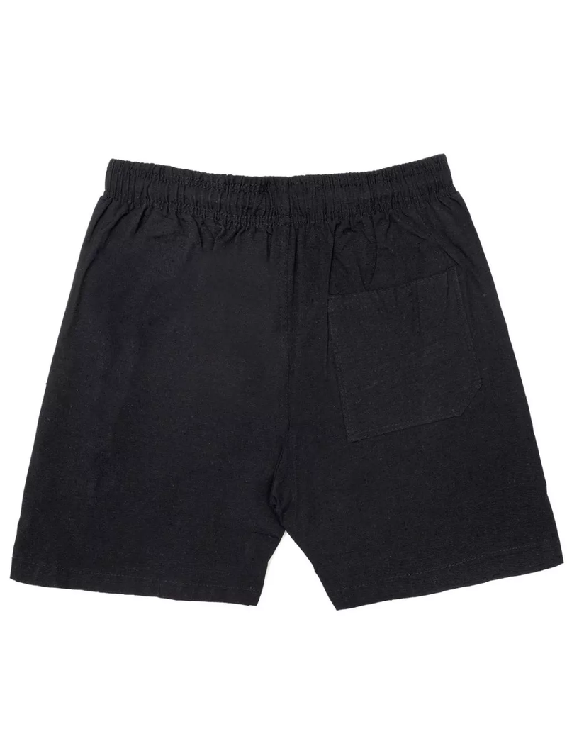 Kit 3 Short Masculino Linho Estilo Mauricinho Com Bolso Lateral